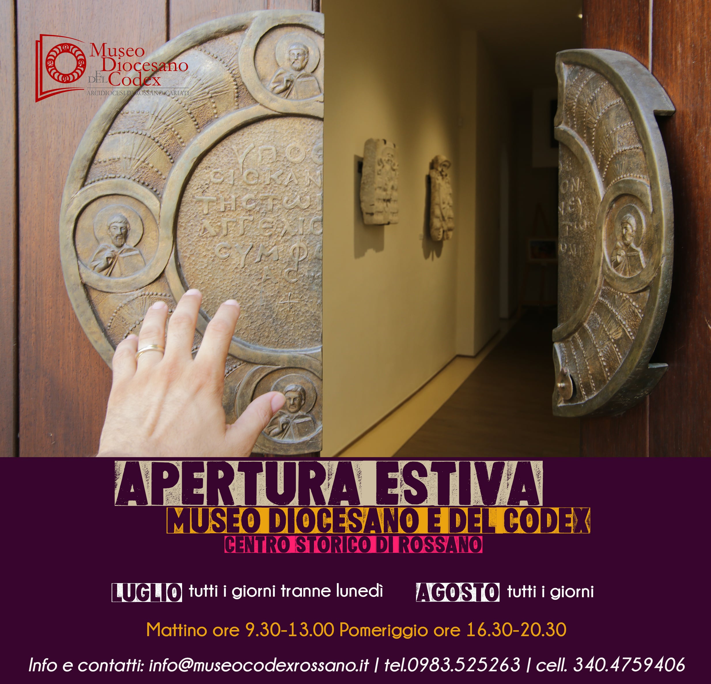 ORARIO ESTIVO MUSEO